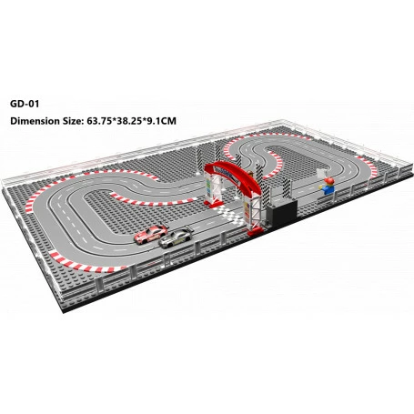 Outlet π₯° Rusco Racing Rusco Build Me 15 Pc. Block Slot Car Set Set - RTR π 3 Outlet π₯° Rusco Racing Rusco Build Me 15 Pc. Block Slot Car Set Set - RTR π
