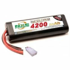 Discount 🧨 NXE Batteries NXE 7.4V 4200mAh 40C Round Hard Case Tamiya 👍