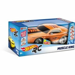 Discount 𧨠Hot Wheels Radio Control Lights And Sounds Muscle King 30cm π