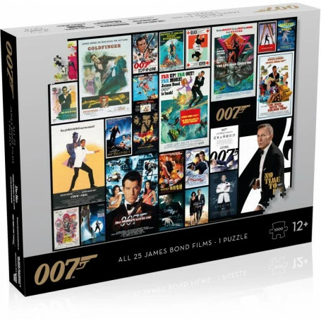Buy 🤩 James Bond 007 All Movies Poster -1000 Piece Puzzle 💯 2 Buy 🤩 James Bond 007 All Movies Poster -1000 Piece Puzzle 💯