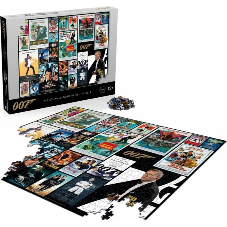 Buy 🤩 James Bond 007 All Movies Poster -1000 Piece Puzzle 💯 3 Buy 🤩 James Bond 007 All Movies Poster -1000 Piece Puzzle 💯 - Image 2